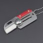 Coin Knife D2 Glatte Klinge Dog Tag Small Cute Hunting Taschenmesser Klappmesser