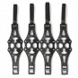4 things. / Set Chains Car tire Winter road safety Winter tires Adjustable anti-slip