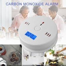 Home Gas CO Sensor Warning Alarm Detector LCD Displayer Carbon Monoxide