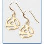 14KT Yellow Gold 45 Adapter Earrings