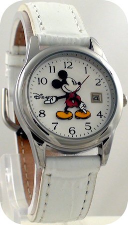 Wemen's White  Mickey Mouse Nurse Watch