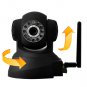 IP Surveillance Camera with Angle Control and Motion Detection (Black)