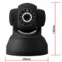 IP Surveillance Camera with Angle Control and Motion Detection (Black)