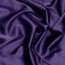 Silk Charmeuse Dark Purple 100% Grade A Fabric 19MM PER YARD