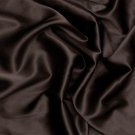 Silk Charmeuse Deep Brown 100% Grade A Fabric 19MM PER YARD