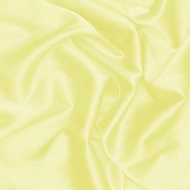 Silk Charmeuse Light Yellow 100% Grade A Fabric 19MM PER YARD