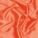 Silk Charmeuse Orange 100% Grade A Fabric 19MM PER YARD
