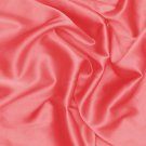 Silk Charmeuse Pink Coral 100% Grade A Fabric 19MM PER YARD