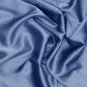 Silk Charmeuse Polo Blue 100% Grade A Fabric 19MM PER YARD
