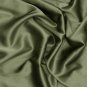 Silk Charmeuse Tree Green 100% Grade A Fabric 19MM PER YARD