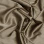 Silk Charmeuse Walnut Brown 100% Grade A Fabric 19MM PER YARD