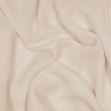 Silk Stretch Chiffon 40/41" 91% Silk / 9% Stretch Chiffon Beige