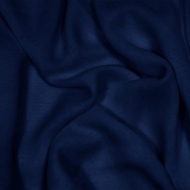 Silk Stretch Chiffon 40/41" 91% Silk / 9% Stretch Chiffon Navy Blue