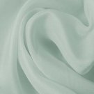 Silk Satin Face Organza Wide 100% Grade A 54/55"  Blue Jade
