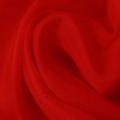 Silk Satin Face Organza Wide 100% Grade A 54/55"  Blood Orange