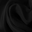 Silk Satin Face Organza Wide 100% Grade A 54/55"  Black