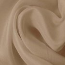 Silk Satin Face Organza Wide 100% Grade A 54/55"  Beige