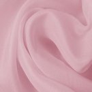 Silk Satin Face Organza Wide 100% Grade A 54/55" Chalk Pink