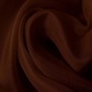 Silk Satin Face Organza Wide 100% Grade A 54/55" Brown Mahogany