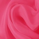 Silk Satin Face Organza Wide 100% Grade A 54/55" Hot Pink