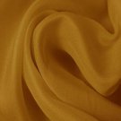 Silk Satin Face Organza Wide 100% Grade A 54/55" Gold Tan