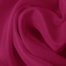 Silk Satin Face Organza Wide 100% Grade A 54/55" Organza Fuchsia