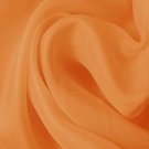 Silk Satin Face Organza Wide 100% Grade A 54/55" Medium Orange