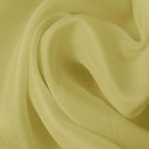 Silk Satin Face Organza Wide 100% Grade A 54/55" Lime Wheat