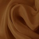 Silk Satin Face Organza Wide 100% Grade A 54/55" Light Brown