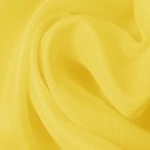 Silk Satin Face Organza Wide 100% Grade A 54/55" Lemon Yellow