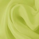 Silk Satin Face Organza Wide 100% Grade A 54/55" Lemon Green