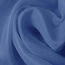 Silk Satin Face Organza Wide 100% Grade A 54/55" Polo Blue