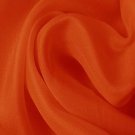 Silk Satin Face Organza Wide 100% Grade A 54/55" Orange