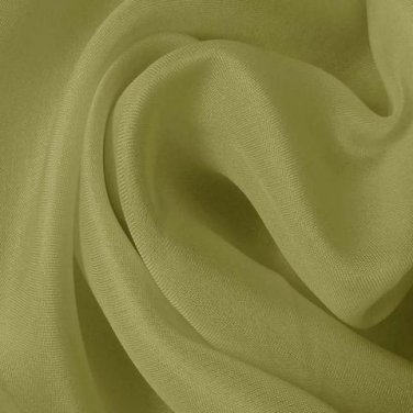 Silk Satin Face Organza Wide 100% Grade A 54/55" Sage Green