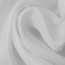 Silk Satin Face Organza Wide 100% Grade A 54/55" White