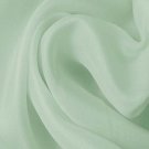 Silk Satin Face Organza Wide 100% Grade A 54/55" Whisper Green