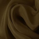 Silk Satin Face Organza Wide 100% Grade A 54/55" Walnut Brown