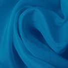 Silk Satin Face Organza Wide 100% Grade A 54/55"  Tropical Blue
