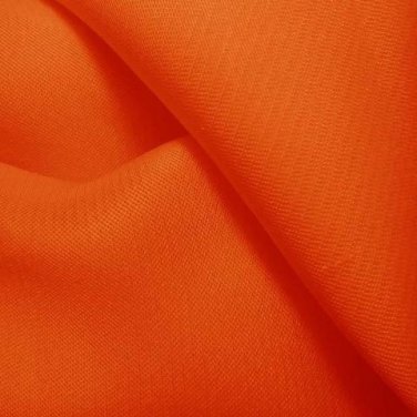Silk Gazar 100% Grade A Silk 53/54" Orange