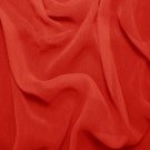 Silk Crinkle Chiffon 100% Grade A Silk  50/51" Blood Orange