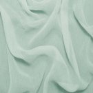 Silk Crinkle Chiffon 100% Grade A Silk  50/51"  Baby Blue