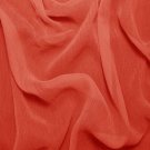 Silk Crinkle Chiffon 100% Grade A Silk  50/51"  Cayenne Red