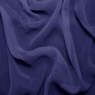 Silk Crinkle Chiffon 100% Grade A Silk  50/51" Blue Jewel