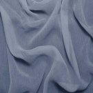 Silk Crinkle Chiffon 100% Grade A Silk  50/51" Blue Gray