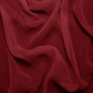 Silk Crinkle Chiffon 100% Grade A Silk  50/51" Cherry Red