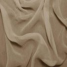 Silk Crinkle Chiffon 100% Grade A Silk  50/51" Khaki Gray