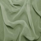 Silk Crinkle Chiffon 100% Grade A Silk  50/51" Green Tea