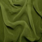 Silk Crinkle Chiffon 100% Grade A Silk  50/51" Grass Green