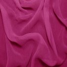 Silk Crinkle Chiffon 100% Grade A Silk  50/51" Fuchsia