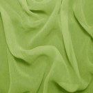 Silk Crinkle Chiffon 100% Grade A Silk  50/51" Fern Green
